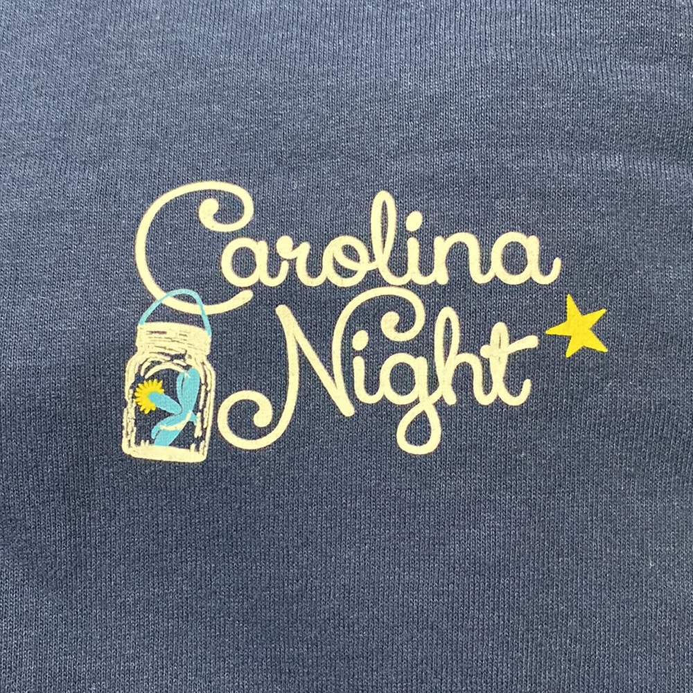 Carolina Nights Long Sleeve Tshirt Size XL Navy - Picture 4 of 7